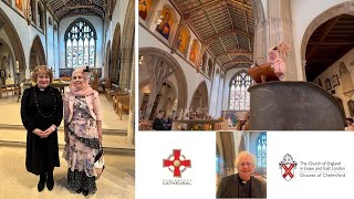 Farewell  Thanksgiving Service for Vice Dean of Chelmsford Cathedral Ivor Moody My Reading 410 [upl. by Nayra]