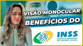 A VISÃO MONOCULAR E OS BENEFÍCIOS GARANTIDOS PELO INSS [upl. by Ardiedal622]