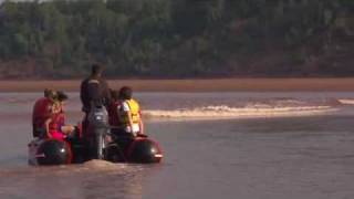 Tidal Bore Rafting Shubenacadie  Nova Scotia Canada [upl. by Eylatan]