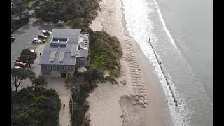 Inverloch Surf Beach amp Surf Club erosion Oct 2024 [upl. by Levina]