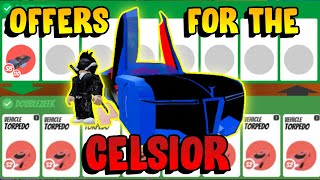 What do people offer for the Celsior October 2023 Roblox Jailbreak [upl. by Chud651]