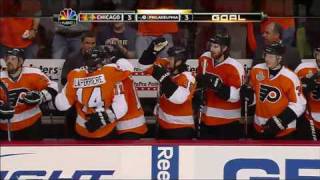 Blackhawks win Stanley Cup in OT beat Flyers in Game 6 [upl. by Hills]