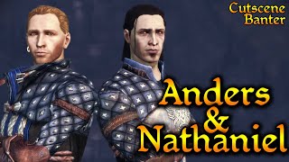 Anders and Nathaniel Cutscene Banter  Dragon Age Origins  Awakening [upl. by Notyad749]