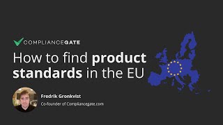 How to Find Product Standards in the European Union [upl. by Allin532]