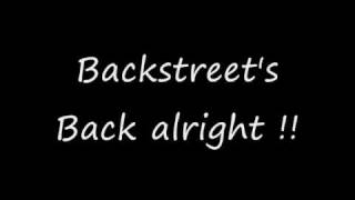 Backstreet boys everybody lyrics [upl. by Aihseuqal674]