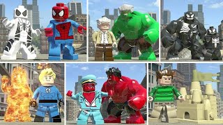 LEGO Marvel Super Heroes  All Transforming Characters [upl. by Dryden889]