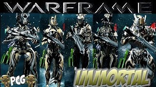 Warframe 11 ♠ Immortal Skin Bundle on all Warframes  PCG Approved [upl. by Chemush]