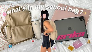 WHATS IN MY BACKPACK 2023  College Backpack [upl. by Ilyssa]