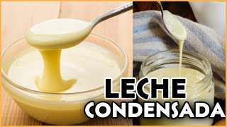 LECHE CONDENSADA CASERA con solo 3 ingredientes y muy fácil  NatyGloss Cocina [upl. by Pentha52]