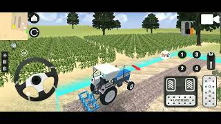 indian tractor game new update😱 trending games ❤️👍Mannugamingstudio trector simulator [upl. by Ayhtin425]