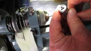 Making replacement screw for JUF three ball Anniversary clock pendulum [upl. by Nodnol]