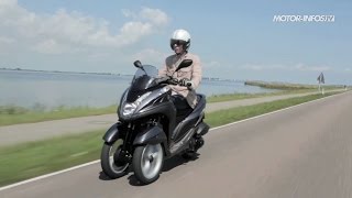 Essai Yamaha tricity 125  MBK Tryptik [upl. by Adnwahsar]