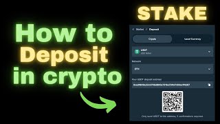 How to Deposit Cryptocurrency into Your Stake Wallet StepbyStep Guide [upl. by Nepets168]