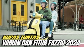 GAK MAU KALAH DARI HONDA SCOOPY INI VARIAN DAN FITUR YAMAHA FAZZIO 2024  MasMas Update [upl. by Ellekcim895]