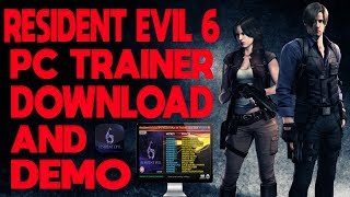 Resident Evil 6 PC Trainer Download And Demo [upl. by Llerrehs]