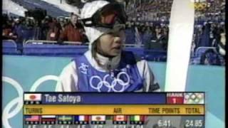 Tae Satoya 2002 Olympic Moguls Final [upl. by Fabi]