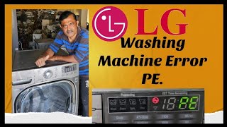 Troubleshoot And Fix Lg Washer PE Error Code [upl. by Lebazej428]