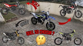 QUEL 50cc CHOISIR  rieju beta sherco fantic [upl. by Brena845]