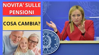 NOVITA SULLE PENSIONI [upl. by Ballard]