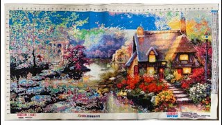 クロスステッチ おとぎの家 1 crossstitch [upl. by Goff316]