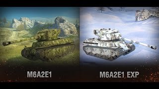 WOT BLITZ FR  M6A2E1 EXP VS M6A2E1 [upl. by Yme465]