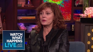 Susan Sarandon Calls Debra Messing Misinformed  WWHL [upl. by Aidualk]