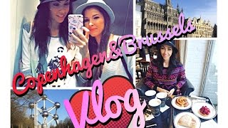 Copenhagen amp Brussels VLOG ✈︎ Март 2016 [upl. by Julee]