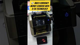 Multi Currency Money Counter with 2 CIS Technology ✨💱 shorts trending technology moneycounter [upl. by Atilrep119]