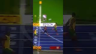 Usain Bolt 100M world record race 958 [upl. by Nhguavahs]