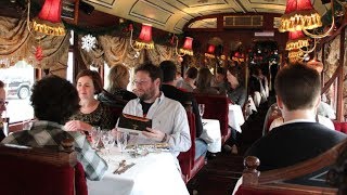 Colonial Tramcar Restaurant Tour in Melbourne Australia [upl. by Zeta]