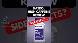 Natrol High Caffeine Review productivity caffeine [upl. by Torrin]