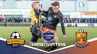 Wie pakt belangrijke punten❓  Rijnsburgse Boys vs HHC Hardenberg  Samenvatting Betnation Divisie [upl. by Yerffoj]