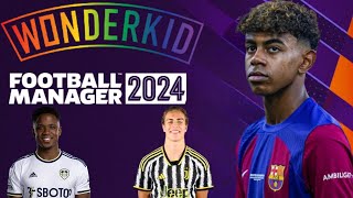 Football Manager 2024 Wonderkids amp Genç Oyuncular [upl. by Ahseile]