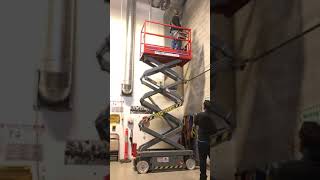 Scissor Lift Training Aerial Work Platform Training in Vaughan [upl. by Riebling]