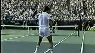 Lendl  Connors US Open 1983 Final Set 1 pt 2 [upl. by Anirb272]