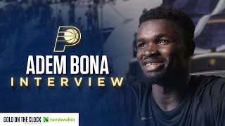 Indiana Pacers PreDraft Workouts Adem Bona 1on1 Interview June 20 2024 [upl. by Attirb]