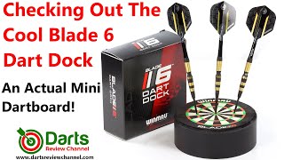 A Quick Look At Winmau Dart Dock Mini Dartboard Darts Holder [upl. by Rim]