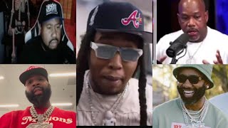 DJ Akademiks calls Wack100 to speak on Takeoff losing his life in Houston Talk J Prince family [upl. by Hillari]