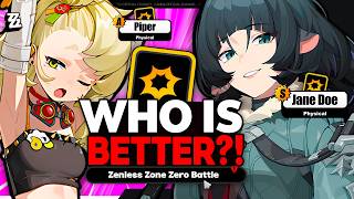 Is Jane Doe BAIT Jane Doe vs Piper Showcase  Zenless Zone Zero [upl. by Carrel]