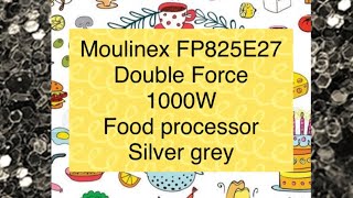 Moulinex Double Force FP825E27 Food processor  Unboxingreview from Doha Qatar [upl. by Jaffe907]