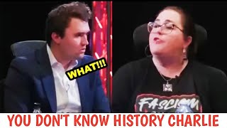 Charlie Kirk DEMOLISHES Leftist Race Baiting Professor with PURE FACTS [upl. by Garnett630]