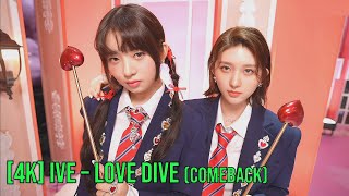 4K LIVE  IVE  LOVE DIVE COMEBACK  220410 SBS Inkigayo [upl. by Leonhard281]