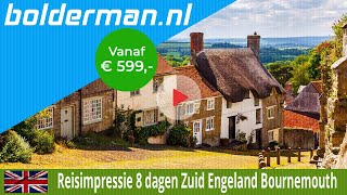 BOLDERMAN EXCURSIEREIZEN 8daagse busreis ZuidEngeland Bournemouth [upl. by Kcirnek]