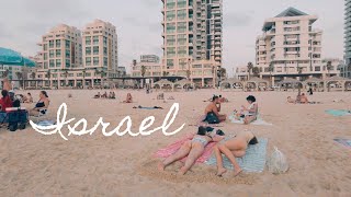 UPDATE Tel Aviv Israel 2024 Beach Walk 4k Vlog 🇮🇱 Israel NOW 2024 Gordon Beach [upl. by Atiuqat]