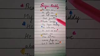 Sugar Daddy❤️ songlyrics sugardaddy qveenherby lyrics song shorts ytshorts [upl. by Zednanreh]