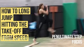 Long Jump Technique  Jump from Speed [upl. by Niwled]