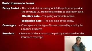 Basic terms in insurance world [upl. by Bowrah]