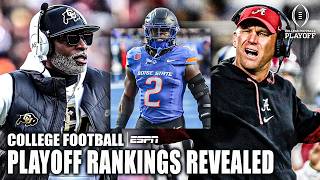 Week 14 College Football Playoff Rankings REVEALED 👀  ESPN College Football [upl. by Werdnael]