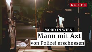 AxtMord in Wien Verdächtiger von Polizei erschossen [upl. by Rider]