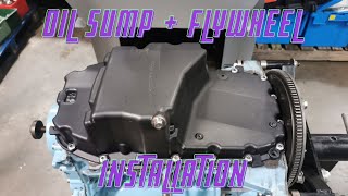 Saab B204 Oil Sump And Flywheel Installation [upl. by Dilaw]